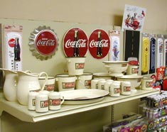 Vist our Coke memorabilia section